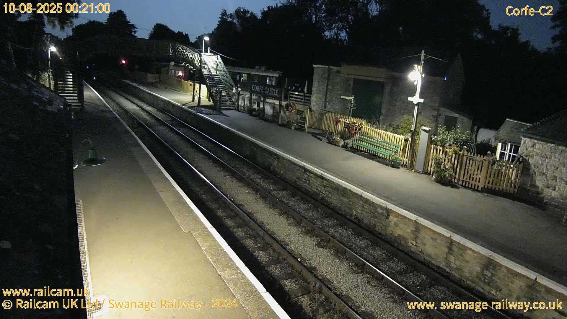 Corfe Castle Train Station Live Cam - Purbeck, Dorset, South West, England, United Kingdom