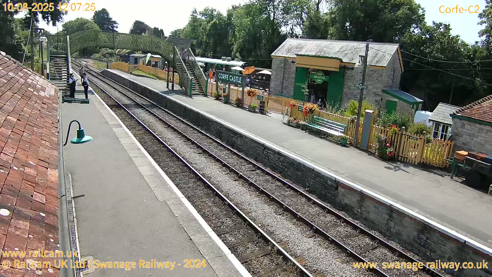 Corfe Castle Train Station Live Cam - Purbeck, Dorset, South West, England, United Kingdom