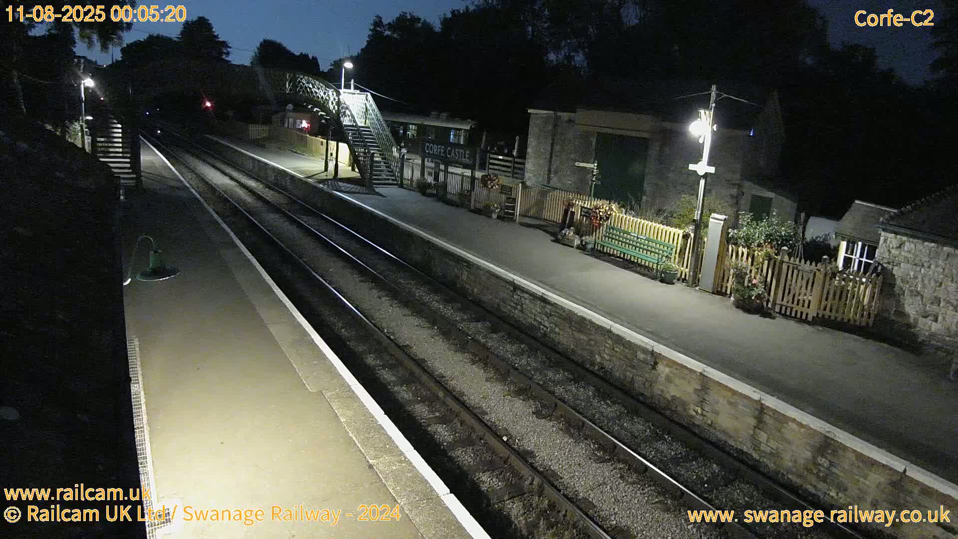 Corfe Castle Train Station Live Cam - Purbeck, Dorset, South West, England, United Kingdom