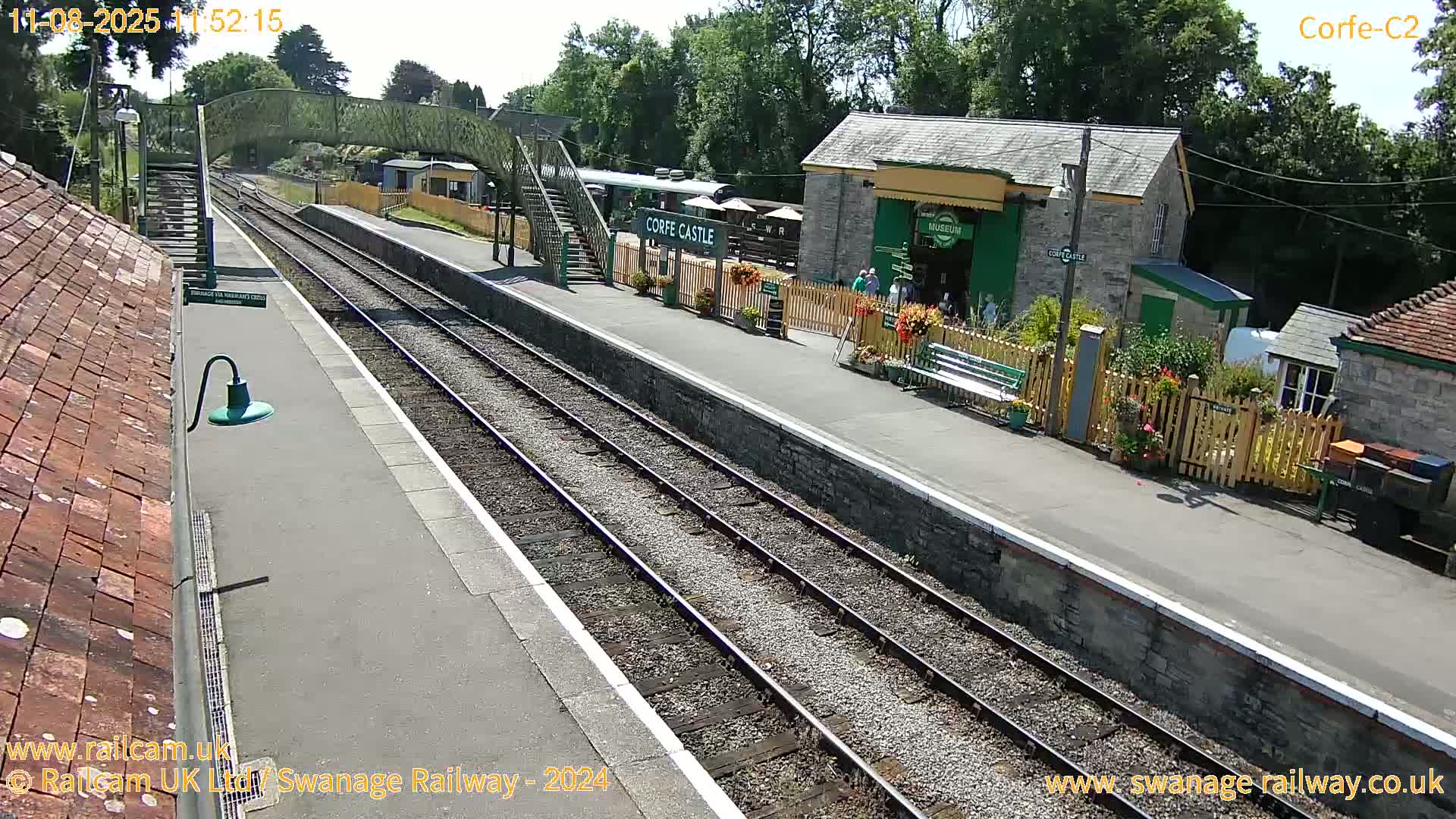 Corfe Castle Train Station Live Cam - Purbeck, Dorset, South West, England, United Kingdom