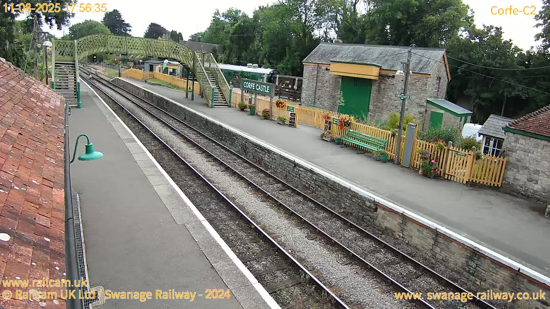 Corfe Castle Train Station Live Cam - Purbeck, Dorset, South West, England, United Kingdom