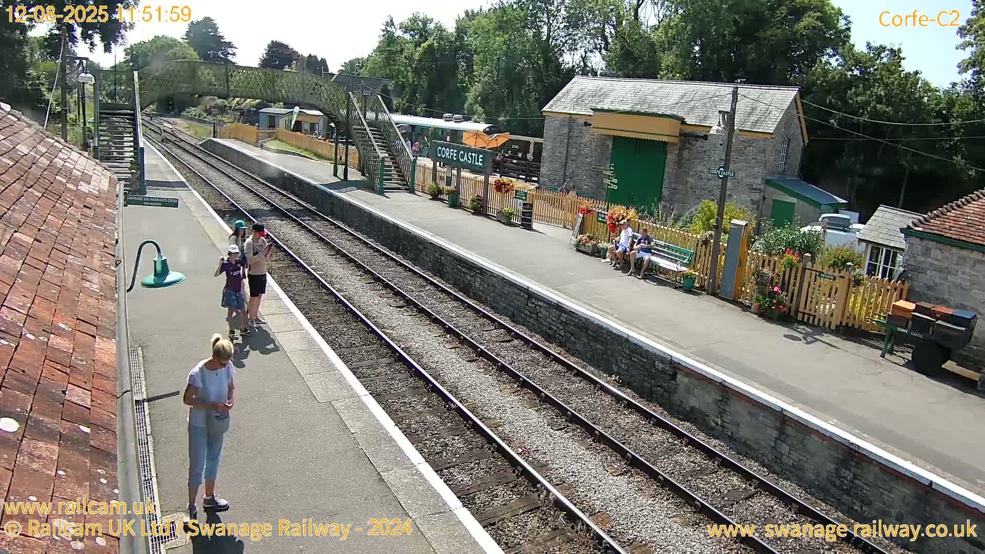 Corfe Castle Train Station Live Cam - Purbeck, Dorset, South West, England, United Kingdom
