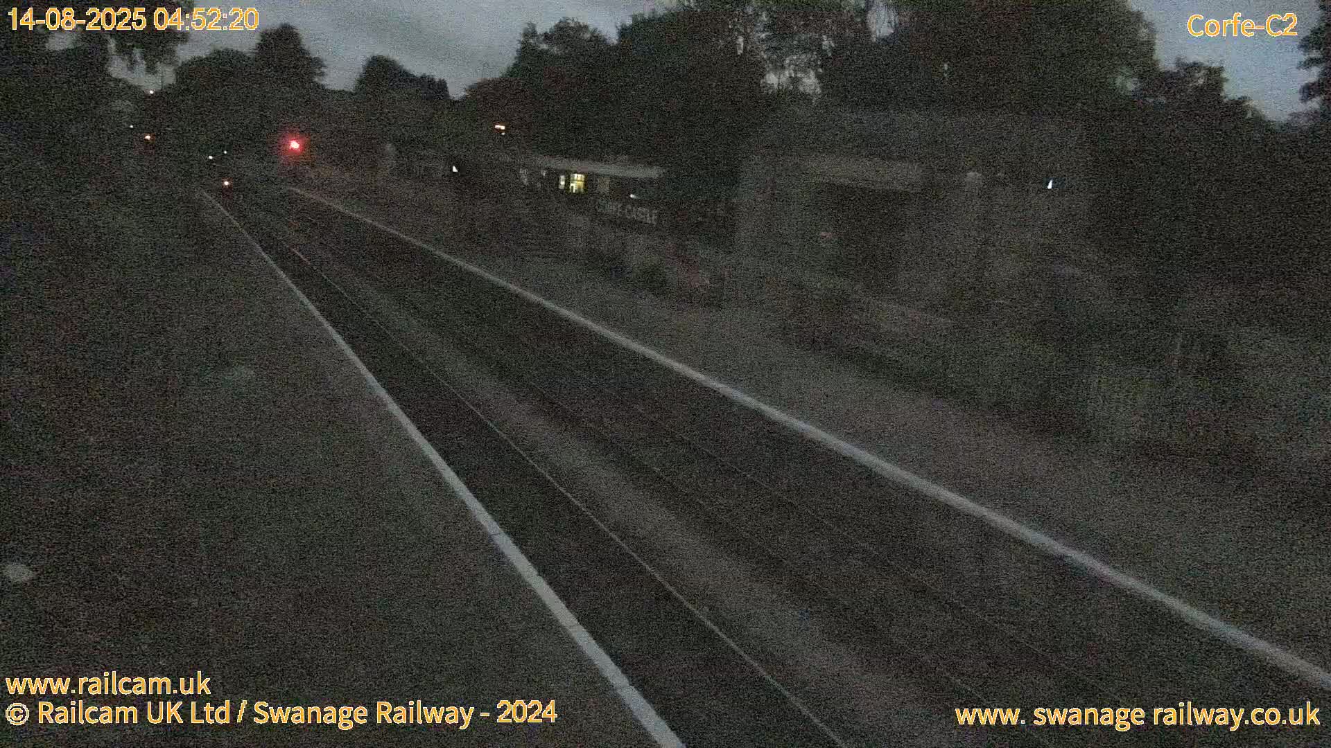 Corfe Castle Train Station Live Cam - Purbeck, Dorset, South West, England, United Kingdom