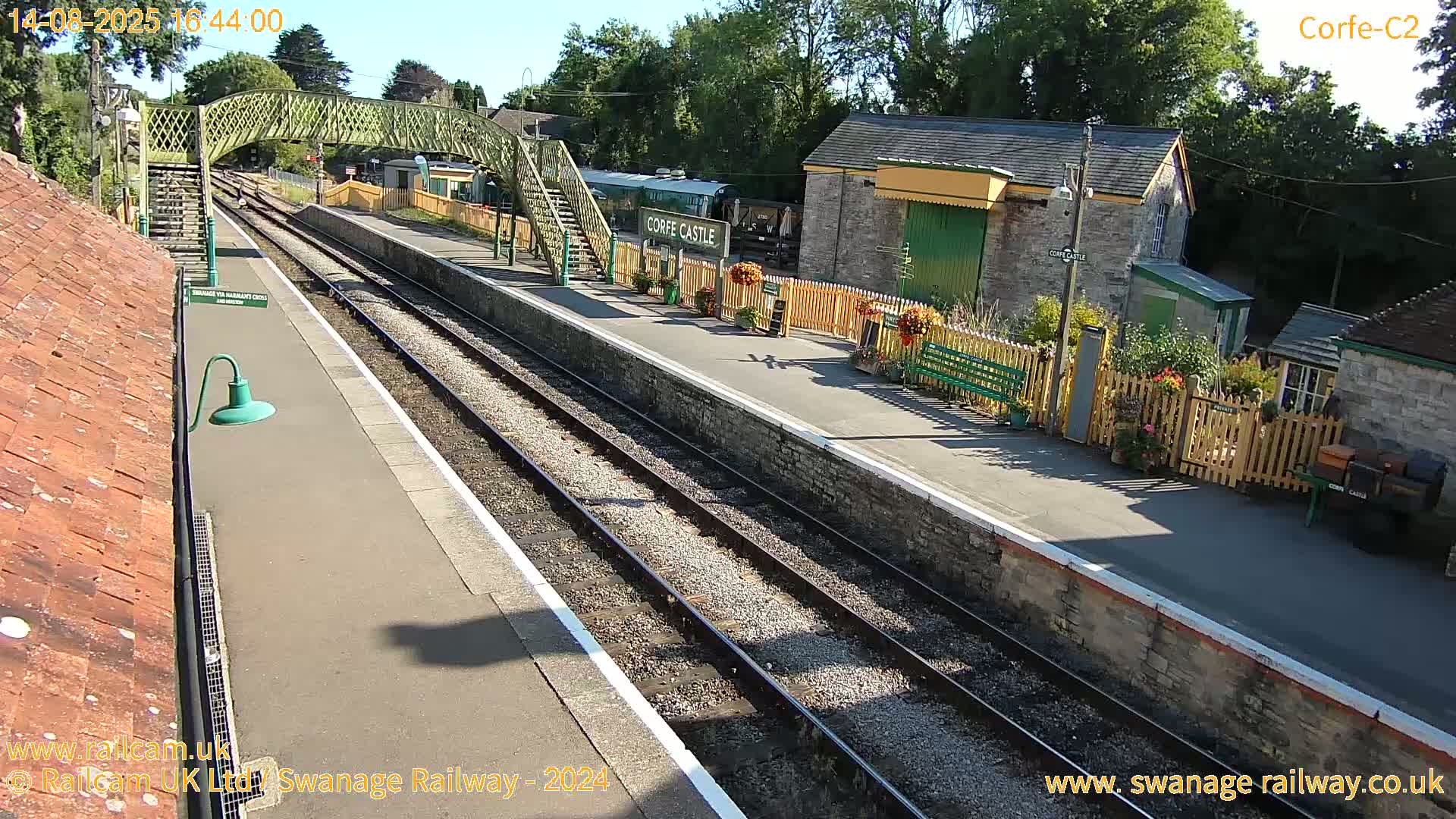 Corfe Castle Train Station Live Cam - Purbeck, Dorset, South West, England, United Kingdom