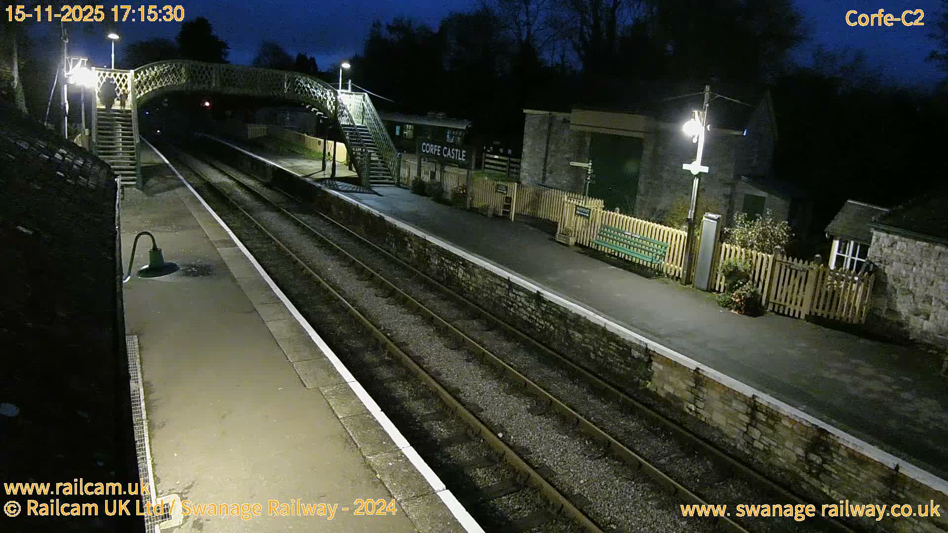Corfe Castle Train Station Live Cam - Purbeck, Dorset, South West, England, United Kingdom