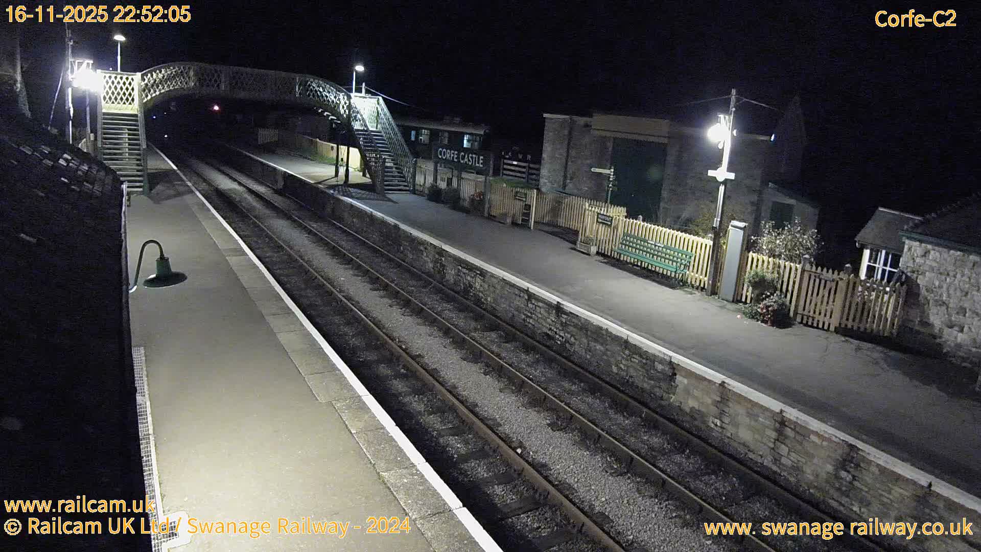 Corfe Castle Train Station Live Cam - Purbeck, Dorset, South West, England, United Kingdom