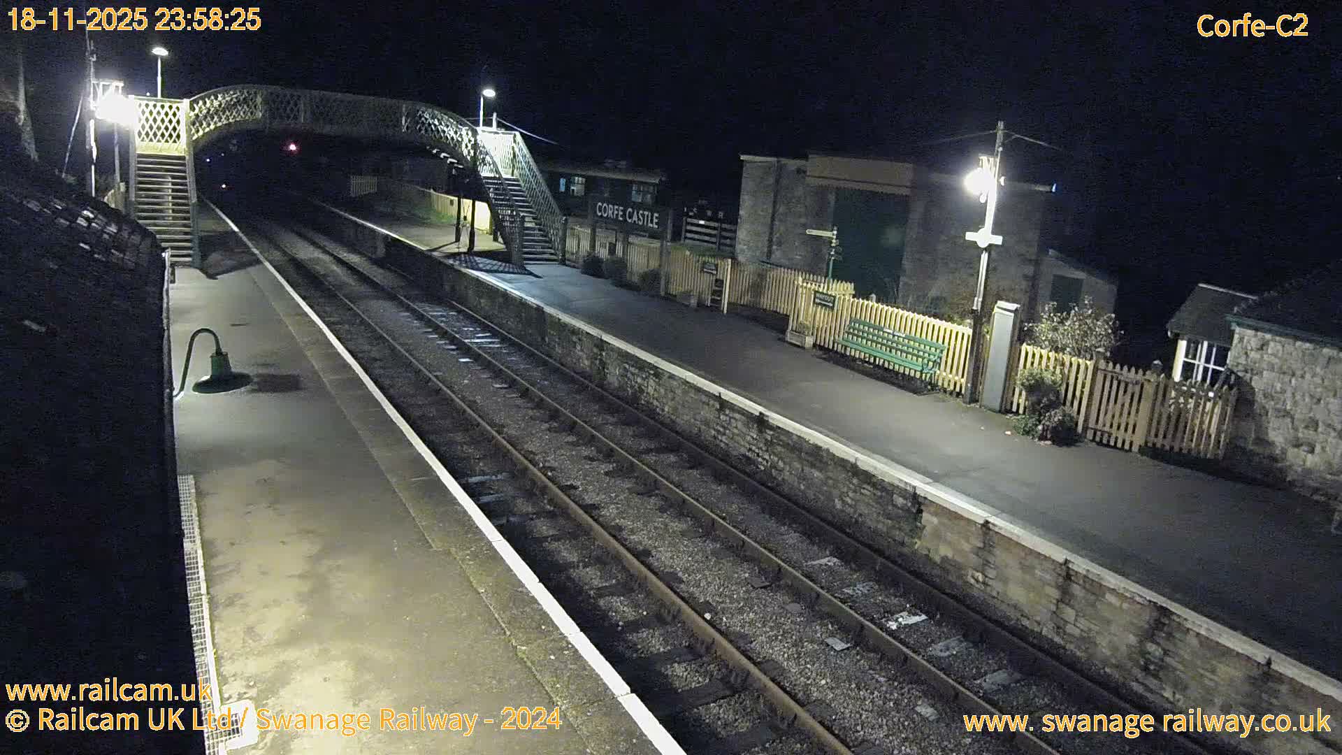 Corfe Castle Train Station Live Cam - Purbeck, Dorset, South West, England, United Kingdom