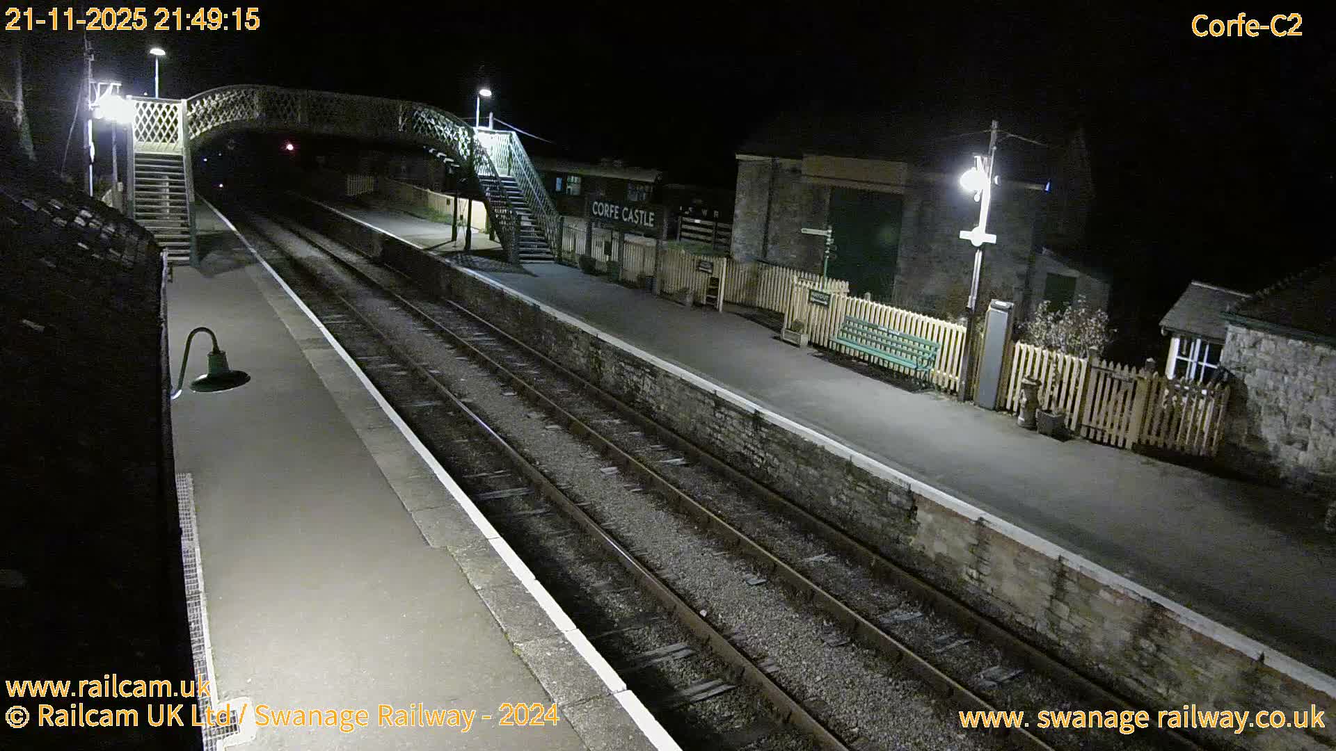 Corfe Castle Train Station Live Cam - Purbeck, Dorset, South West, England, United Kingdom
