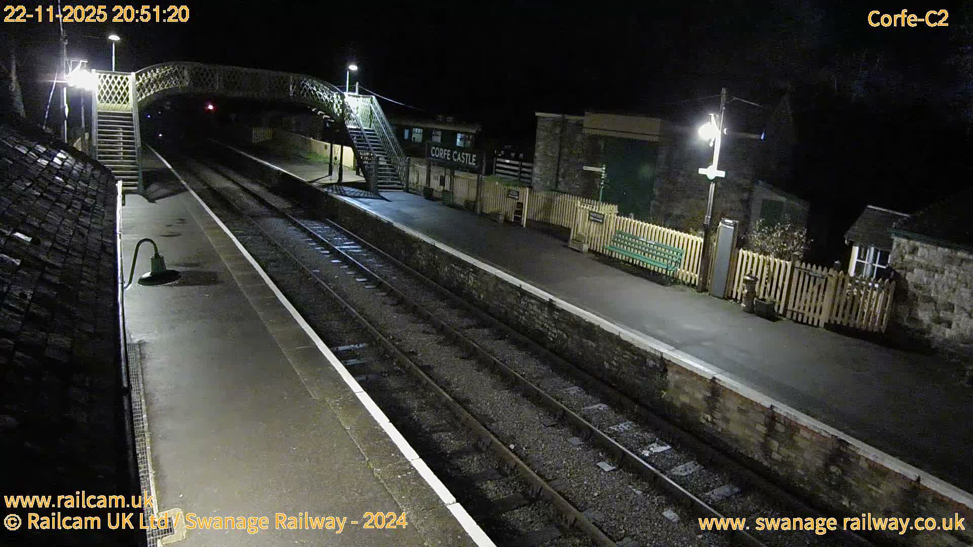Corfe Castle Train Station Live Cam - Purbeck, Dorset, South West, England, United Kingdom