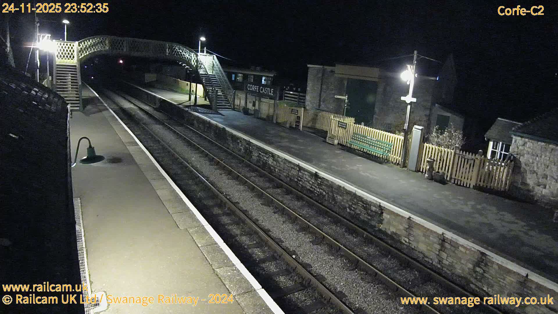 Corfe Castle Train Station Live Cam - Purbeck, Dorset, South West, England, United Kingdom