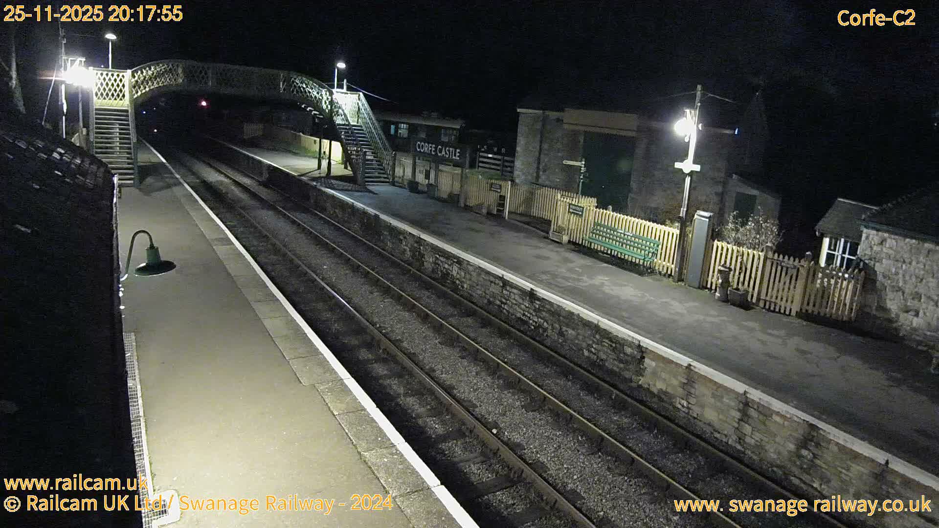 Corfe Castle Train Station Live Cam - Purbeck, Dorset, South West, England, United Kingdom