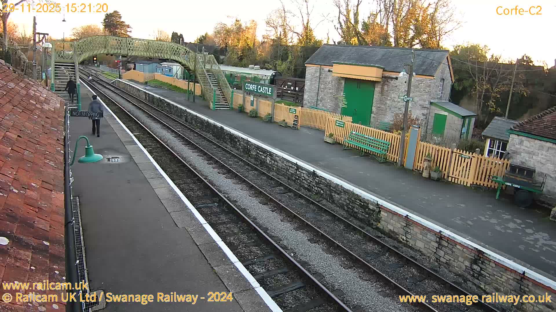 Corfe Castle Train Station Live Cam - Purbeck, Dorset, South West, England, United Kingdom