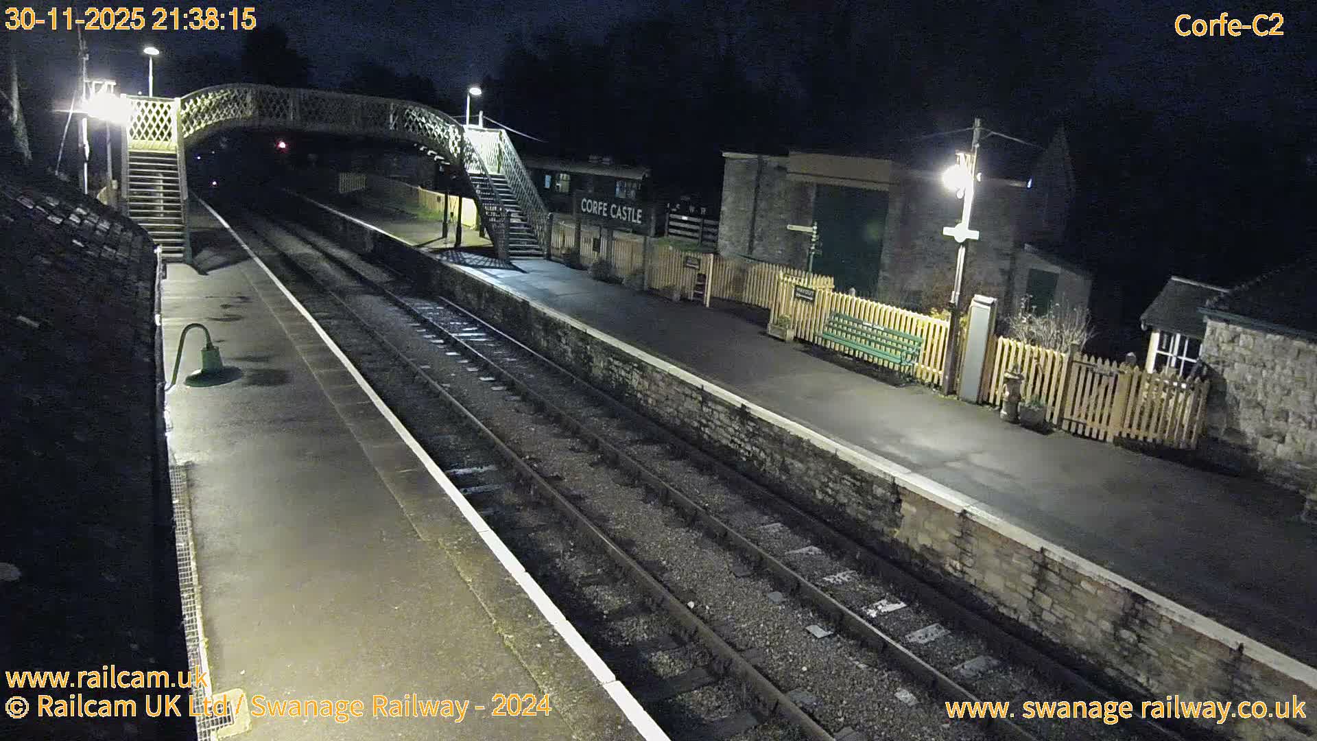 Corfe Castle Train Station Live Cam - Purbeck, Dorset, South West, England, United Kingdom