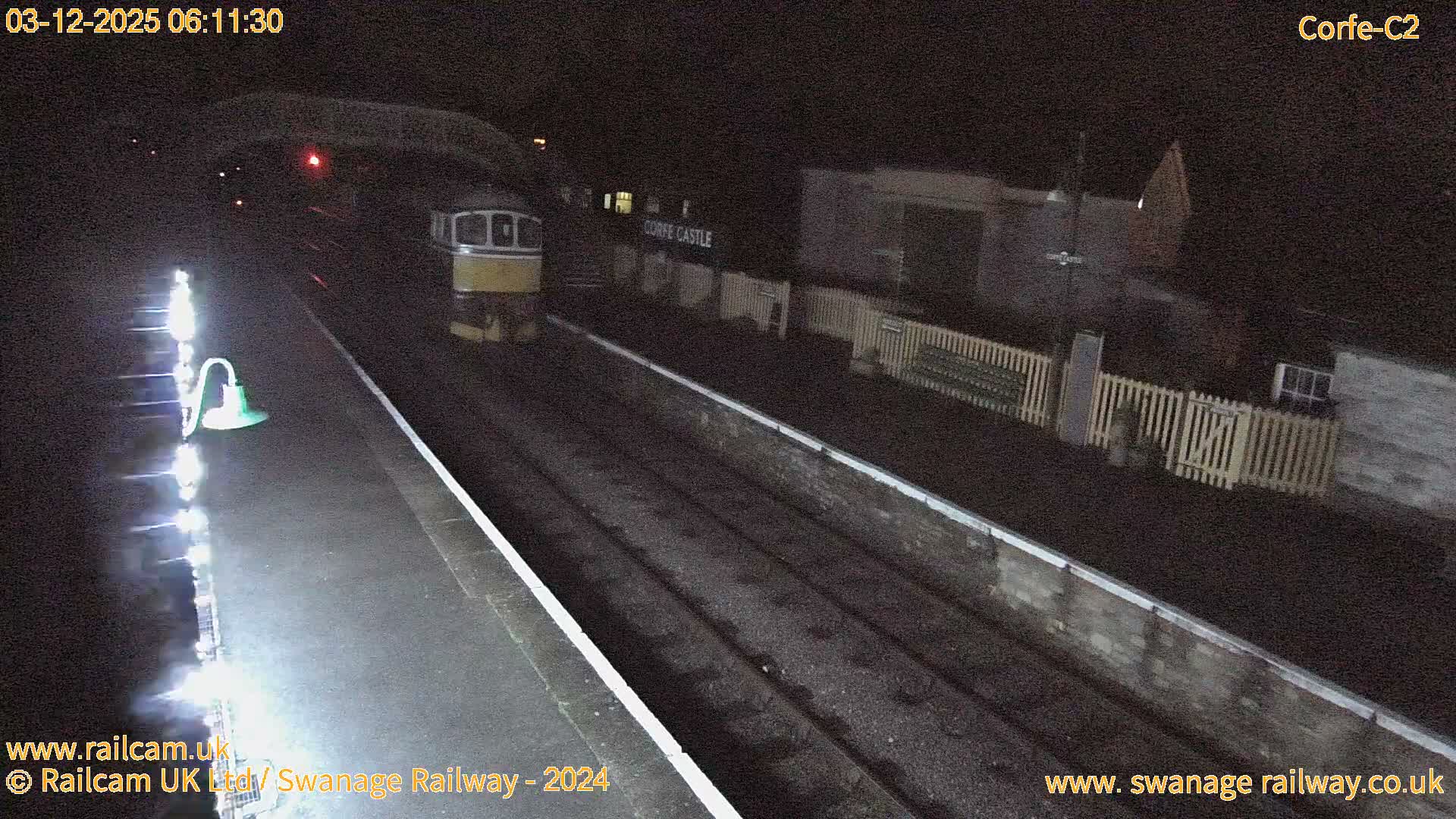 Corfe Castle Train Station Live Cam - Purbeck, Dorset, South West, England, United Kingdom