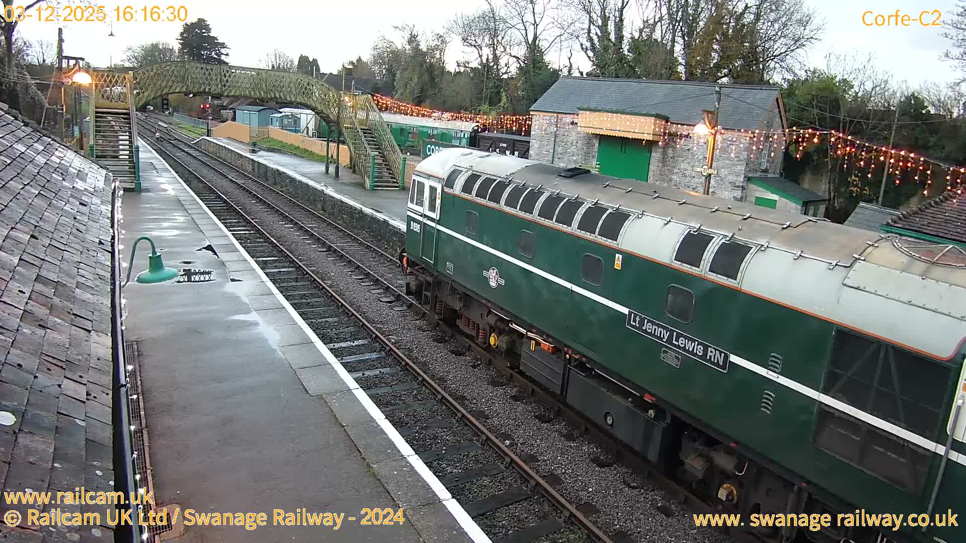 Corfe Castle Train Station Live Cam - Purbeck, Dorset, South West, England, United Kingdom