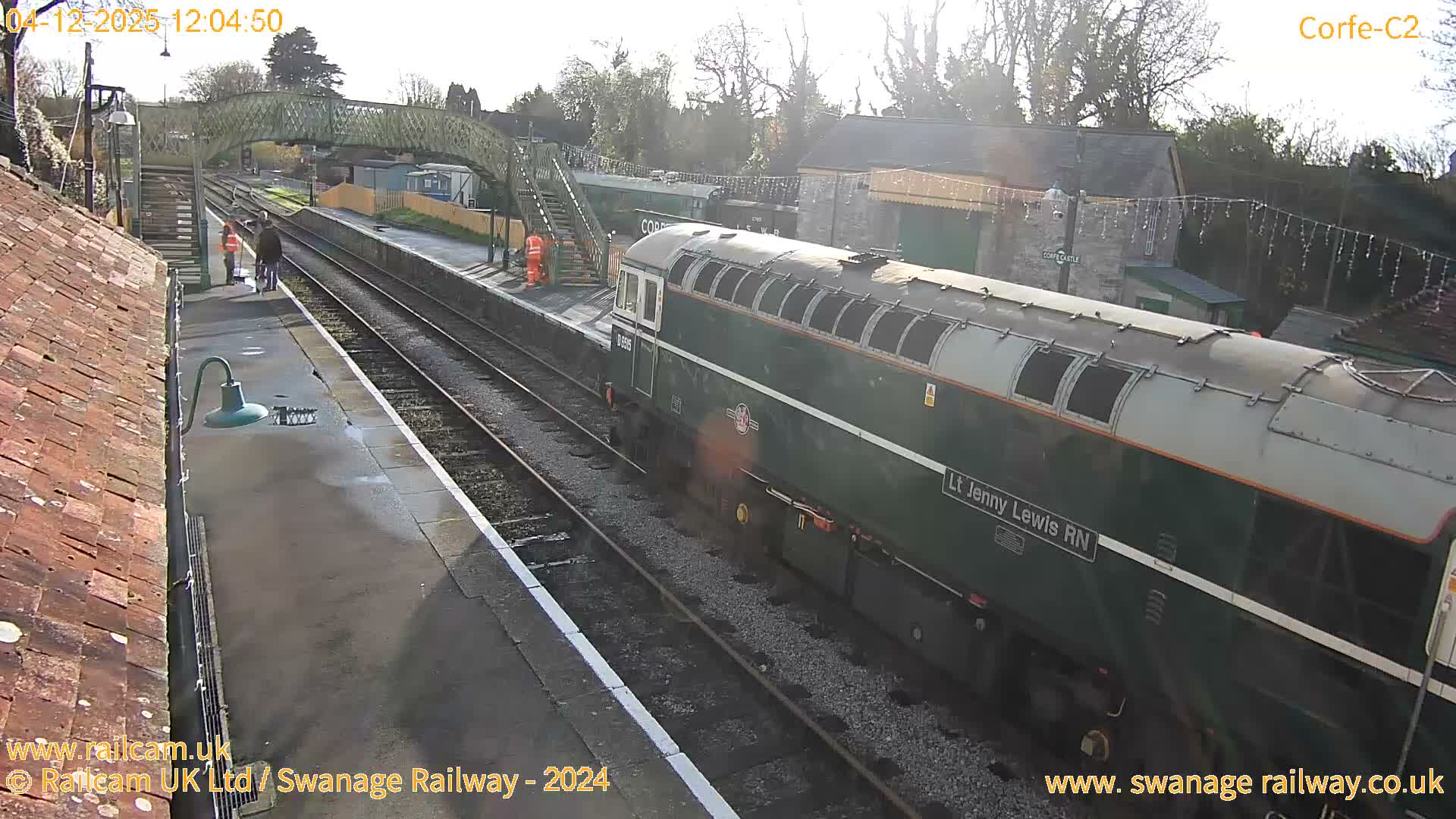Corfe Castle Train Station Live Cam - Purbeck, Dorset, South West, England, United Kingdom