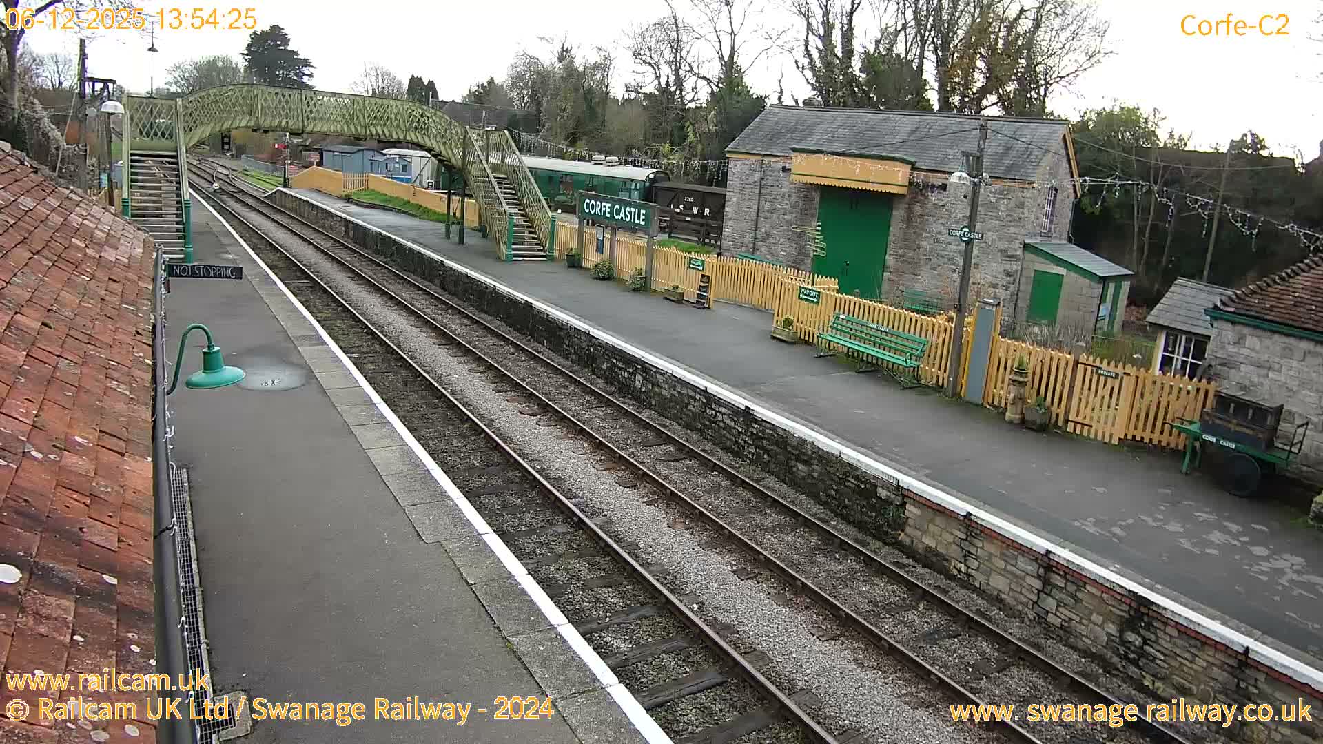 Corfe Castle Train Station Live Cam - Purbeck, Dorset, South West, England, United Kingdom