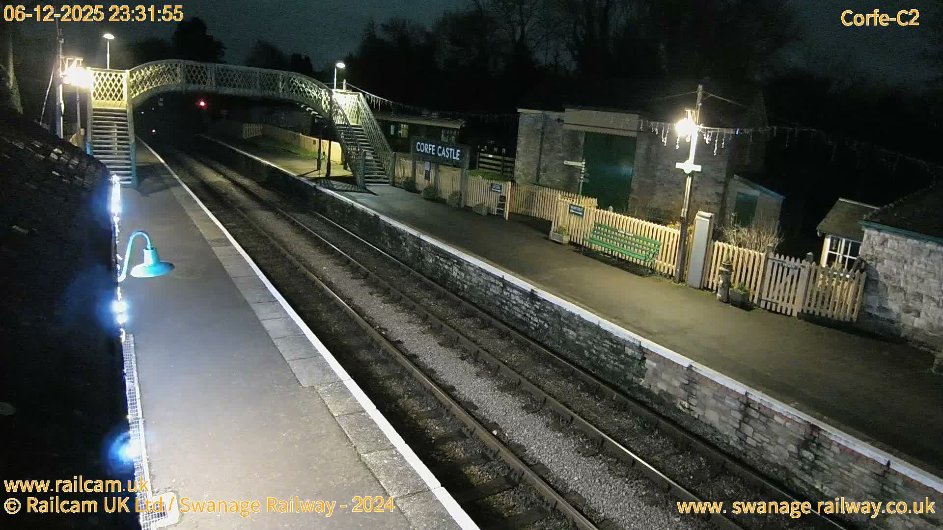 Corfe Castle Train Station Live Cam - Purbeck, Dorset, South West, England, United Kingdom