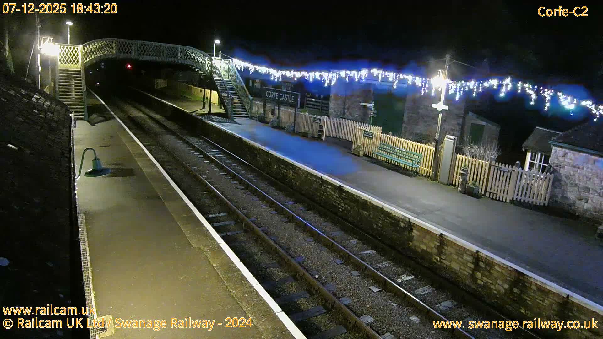 Corfe Castle Train Station Live Cam - Purbeck, Dorset, South West, England, United Kingdom