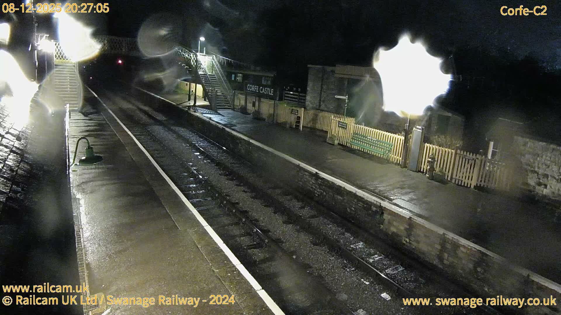 Corfe Castle Train Station Live Cam - Purbeck, Dorset, South West, England, United Kingdom