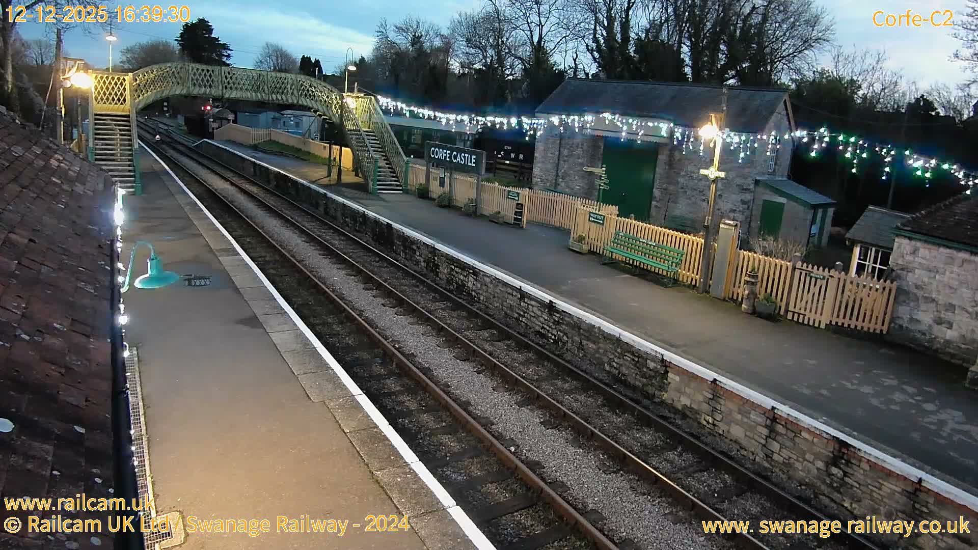 Corfe Castle Train Station Live Cam - Purbeck, Dorset, South West, England, United Kingdom