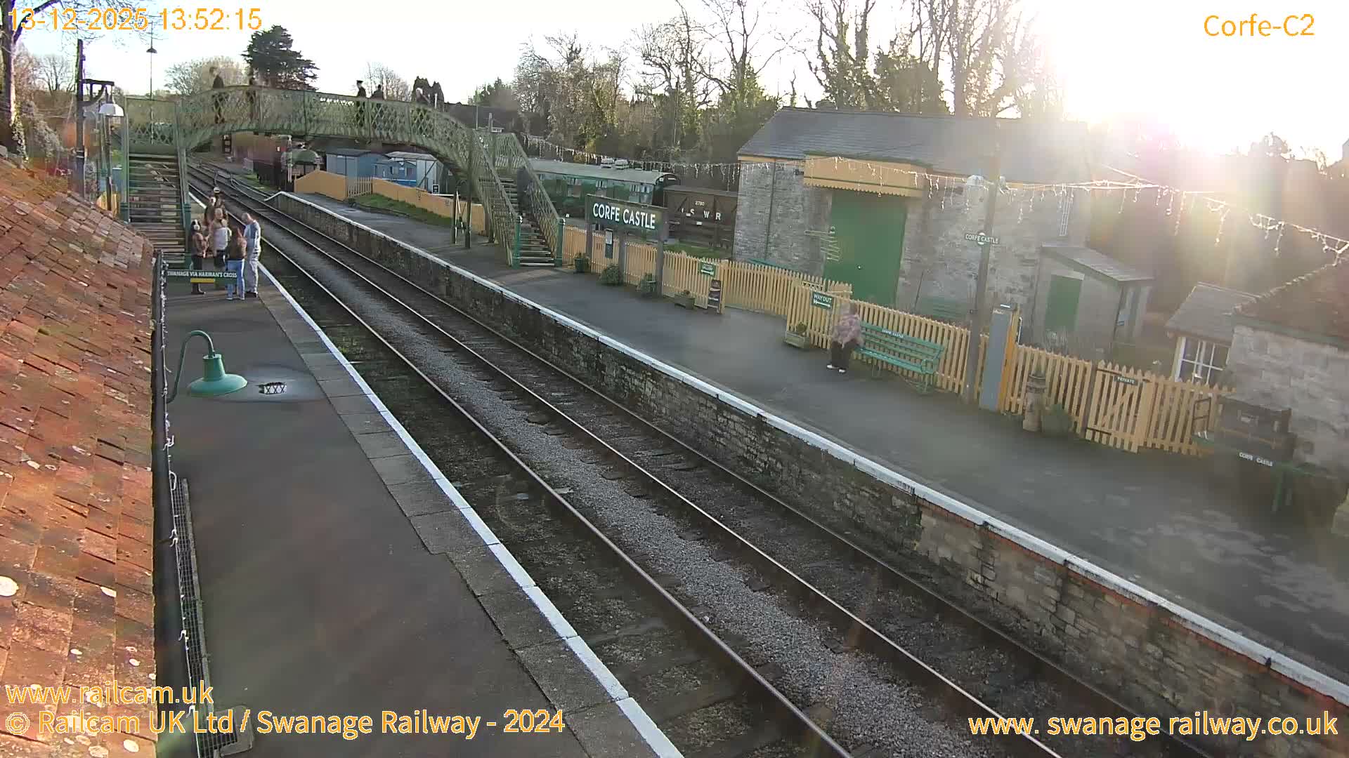 Corfe Castle Train Station Live Cam - Purbeck, Dorset, South West, England, United Kingdom