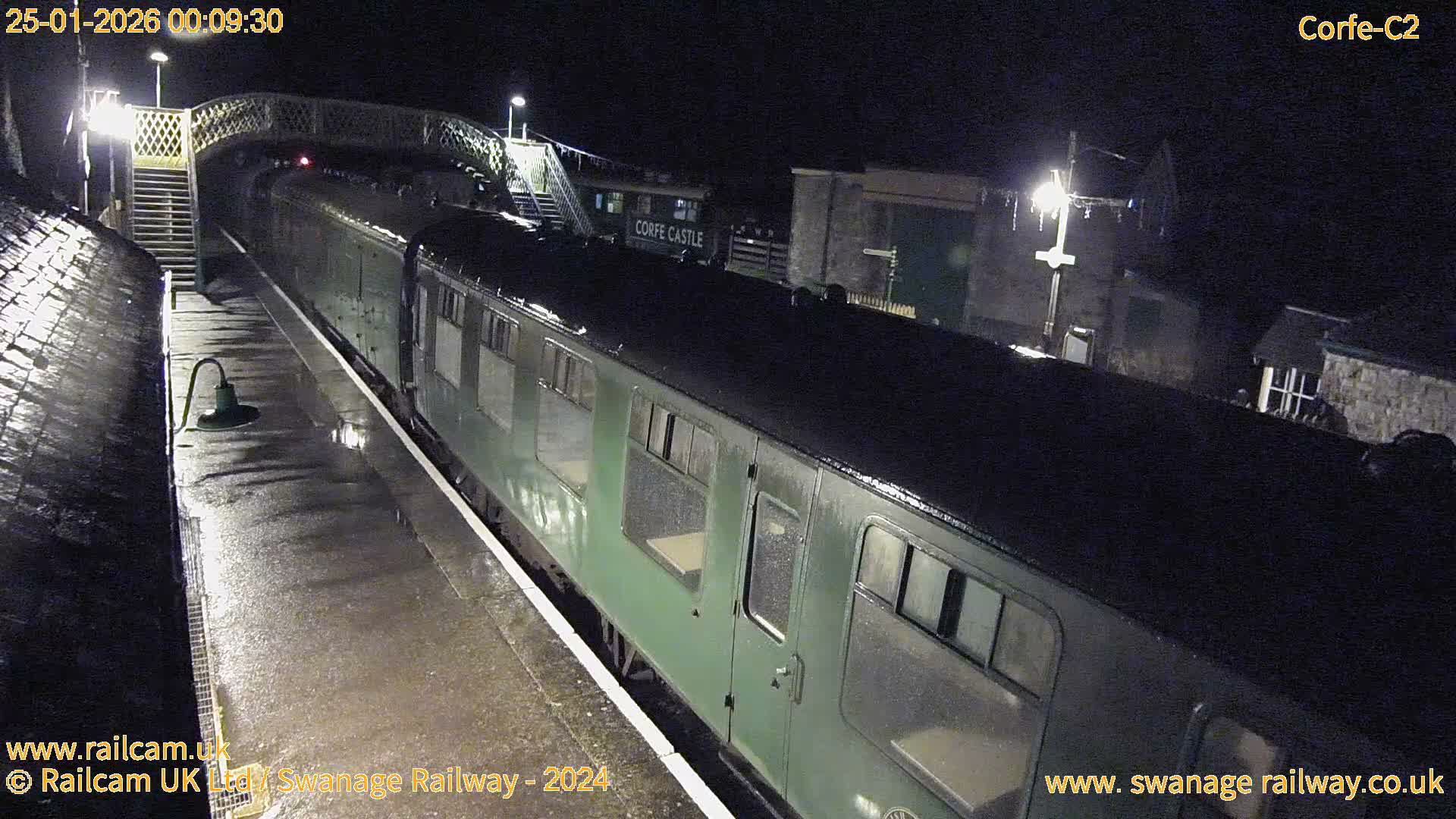 Corfe Castle Train Station Live Cam - Purbeck, Dorset, South West, England, United Kingdom