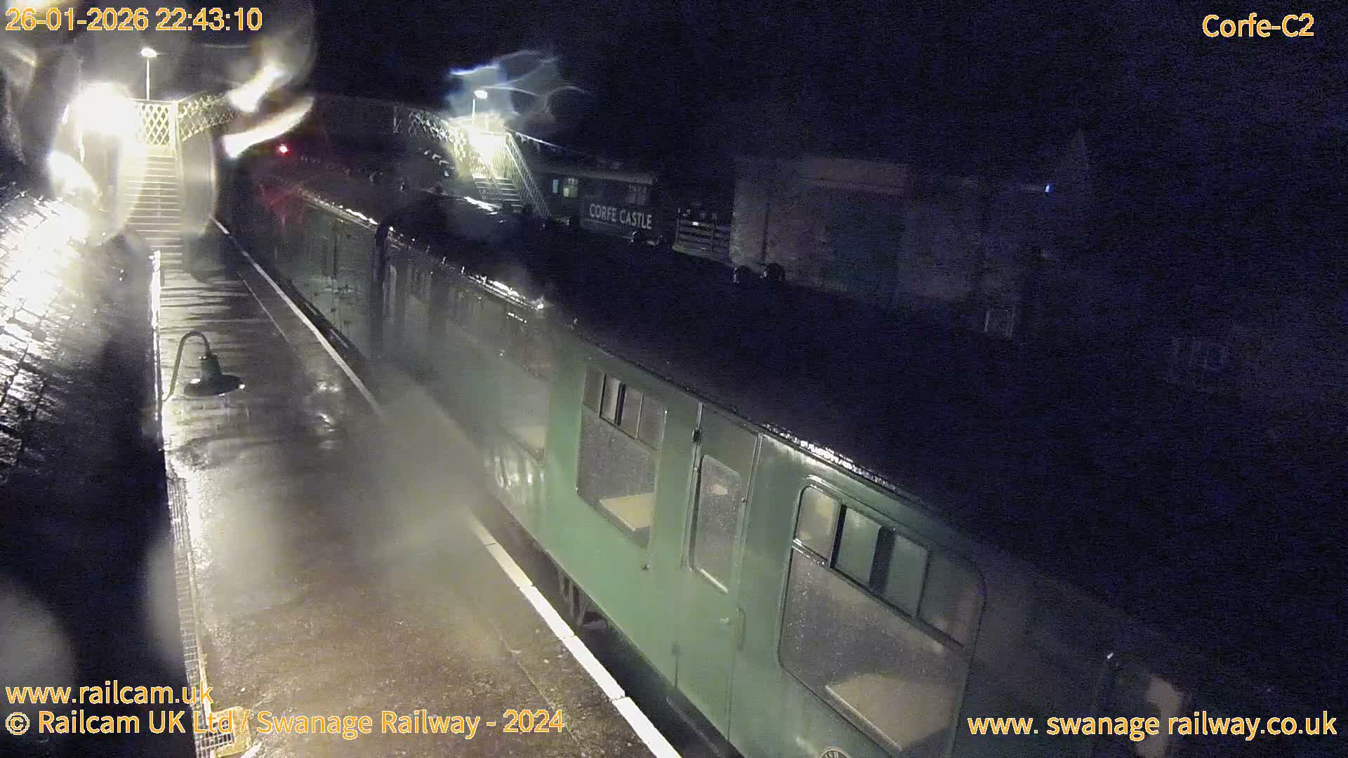 Corfe Castle Train Station Live Cam - Purbeck, Dorset, South West, England, United Kingdom