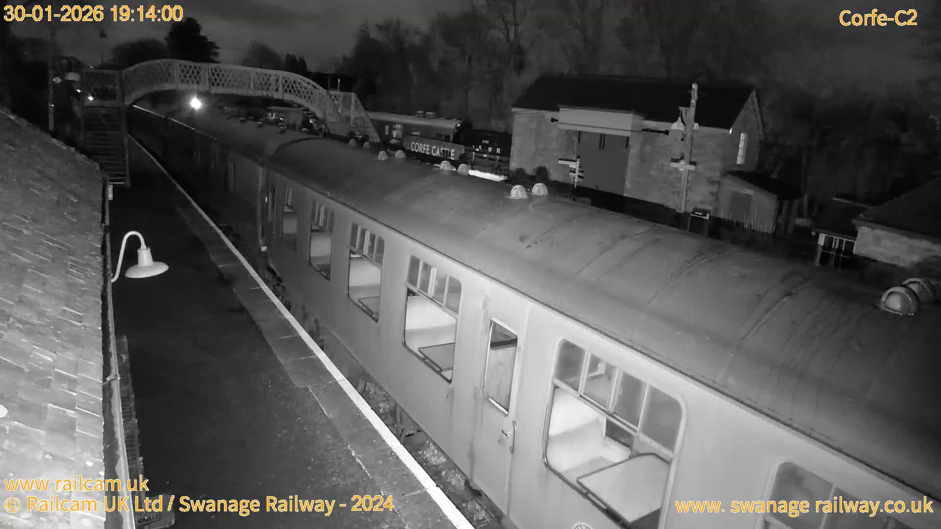 Corfe Castle Train Station Live Cam - Purbeck, Dorset, South West, England, United Kingdom