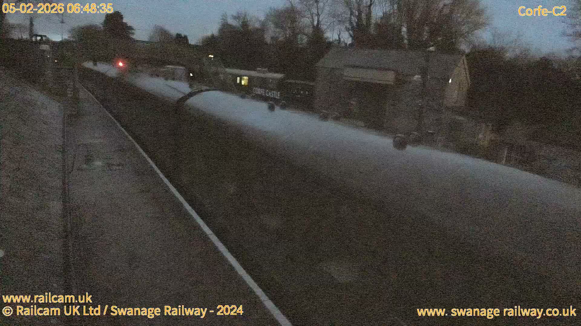 Corfe Castle Train Station Live Cam - Purbeck, Dorset, South West, England, United Kingdom