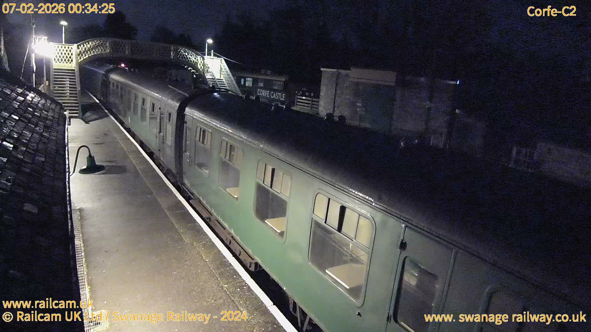Corfe Castle Train Station Live Cam - Purbeck, Dorset, South West, England, United Kingdom