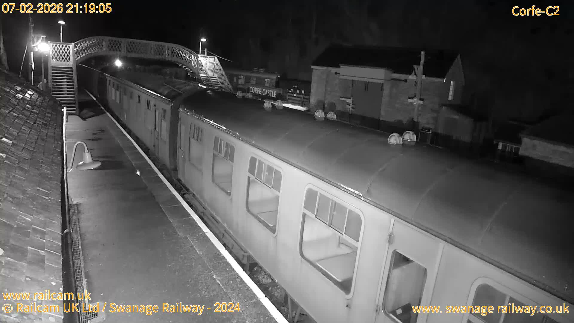 Corfe Castle Train Station Live Cam - Purbeck, Dorset, South West, England, United Kingdom