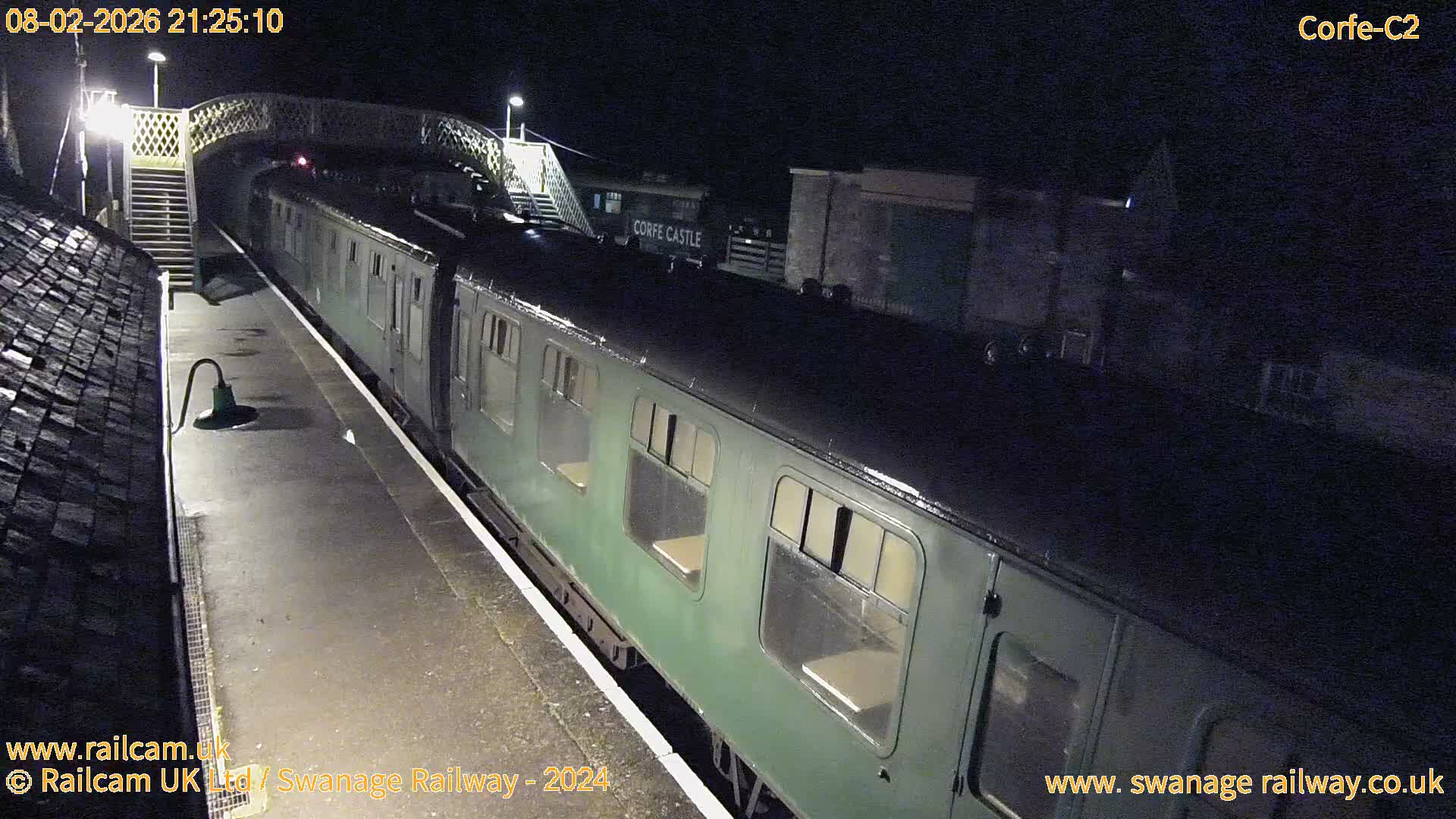 Corfe Castle Train Station Live Cam - Purbeck, Dorset, South West, England, United Kingdom
