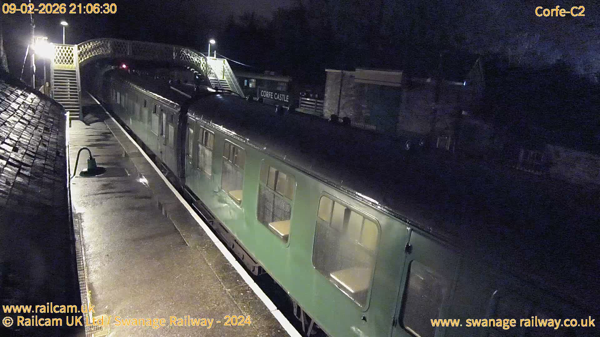 Corfe Castle Train Station Live Cam - Purbeck, Dorset, South West, England, United Kingdom