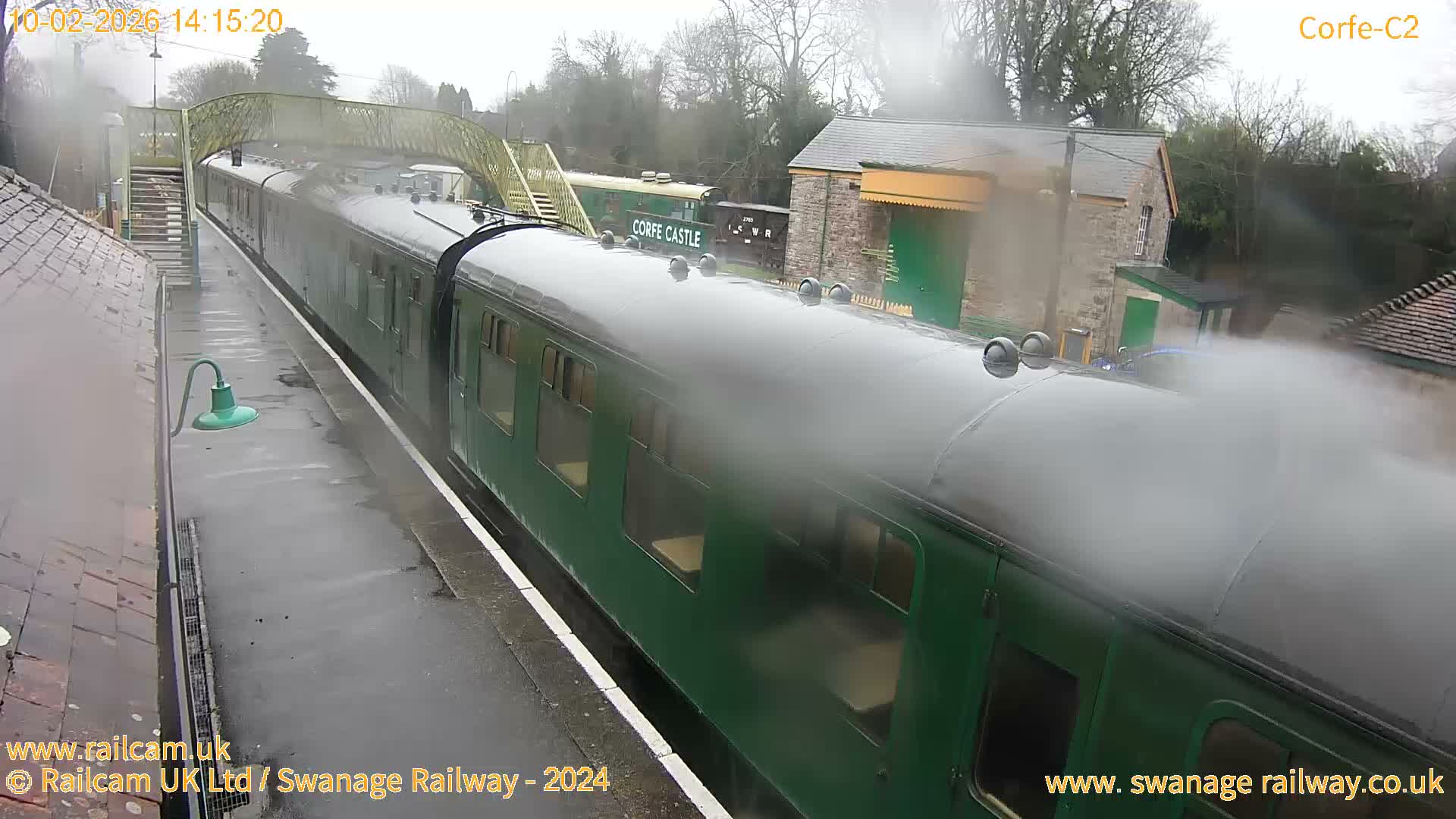 Corfe Castle Train Station Live Cam - Purbeck, Dorset, South West, England, United Kingdom
