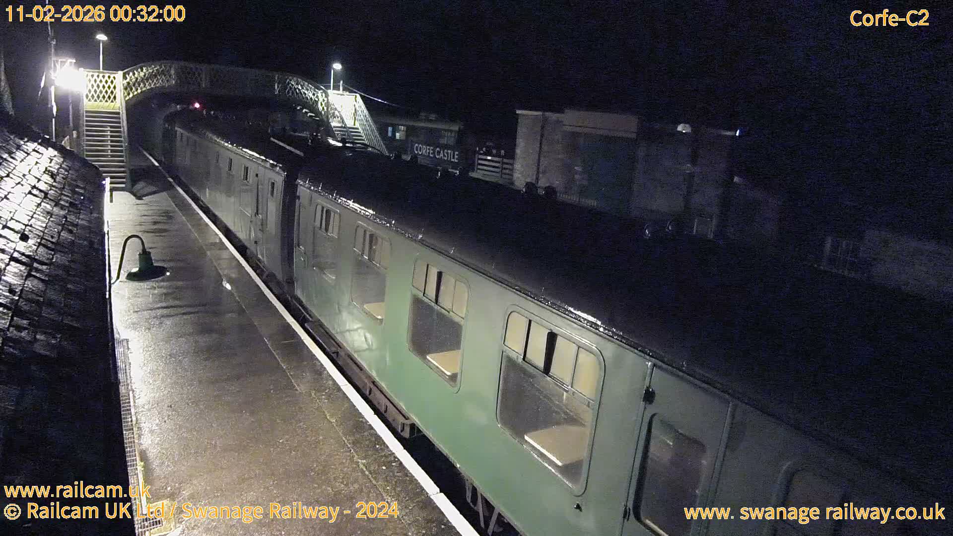 Corfe Castle Train Station Live Cam - Purbeck, Dorset, South West, England, United Kingdom