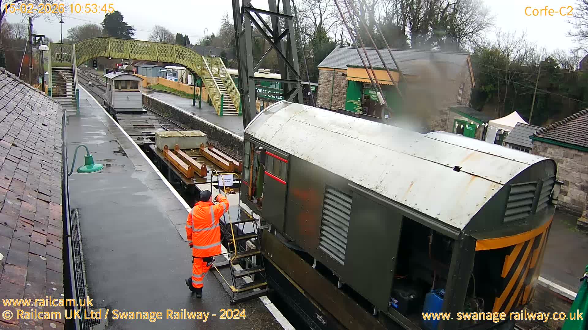 Corfe Castle Train Station Live Cam - Purbeck, Dorset, South West, England, United Kingdom