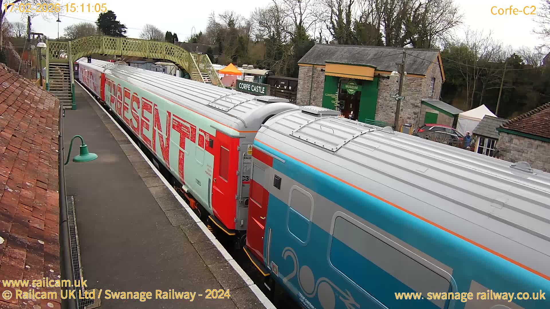 Corfe Castle Train Station Live Cam - Purbeck, Dorset, South West, England, United Kingdom