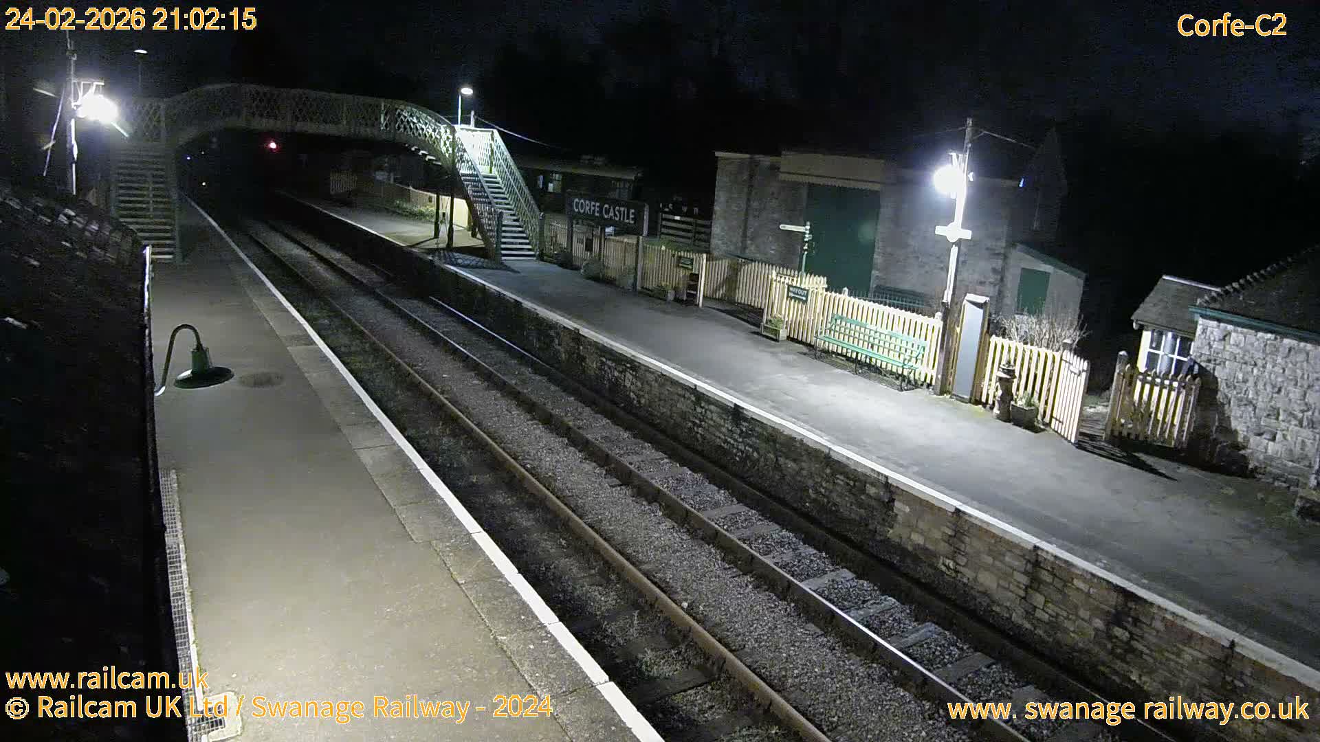 Corfe Castle Train Station Live Cam - Purbeck, Dorset, South West, England, United Kingdom