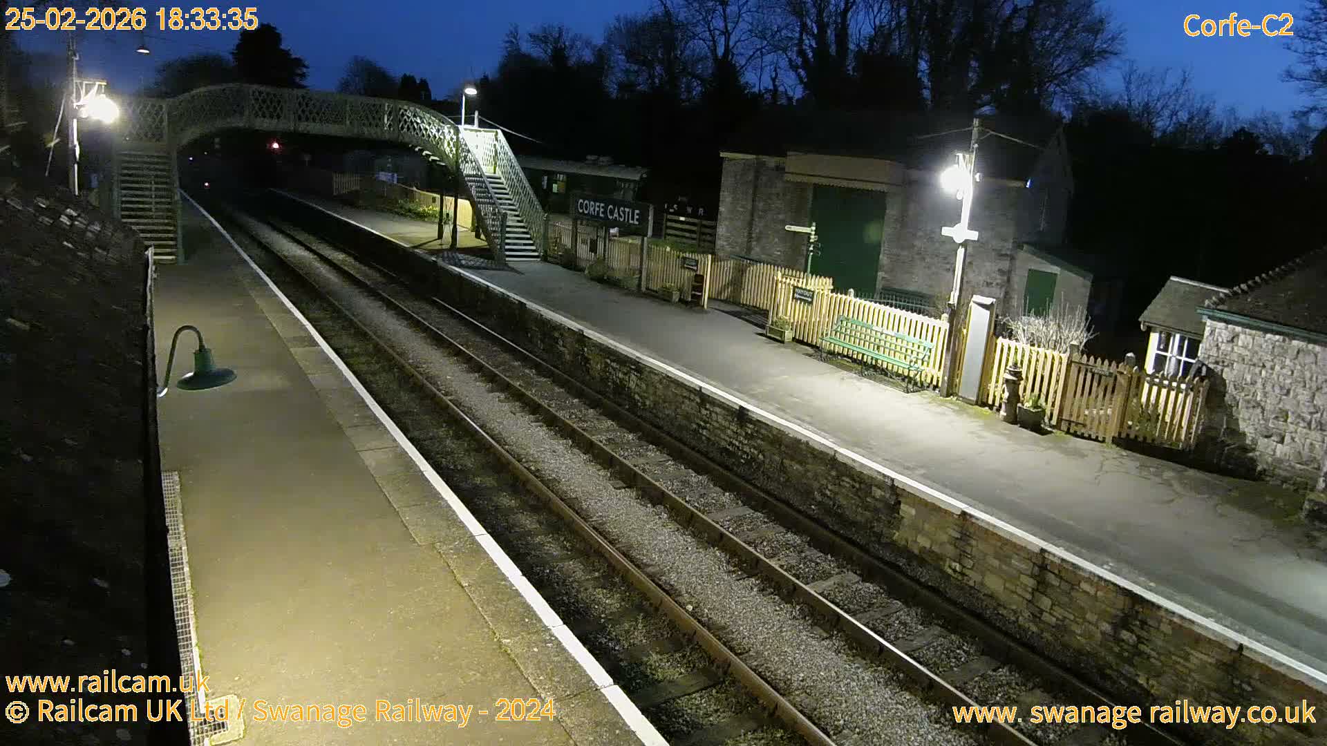 Corfe Castle Train Station Live Cam - Purbeck, Dorset, South West, England, United Kingdom