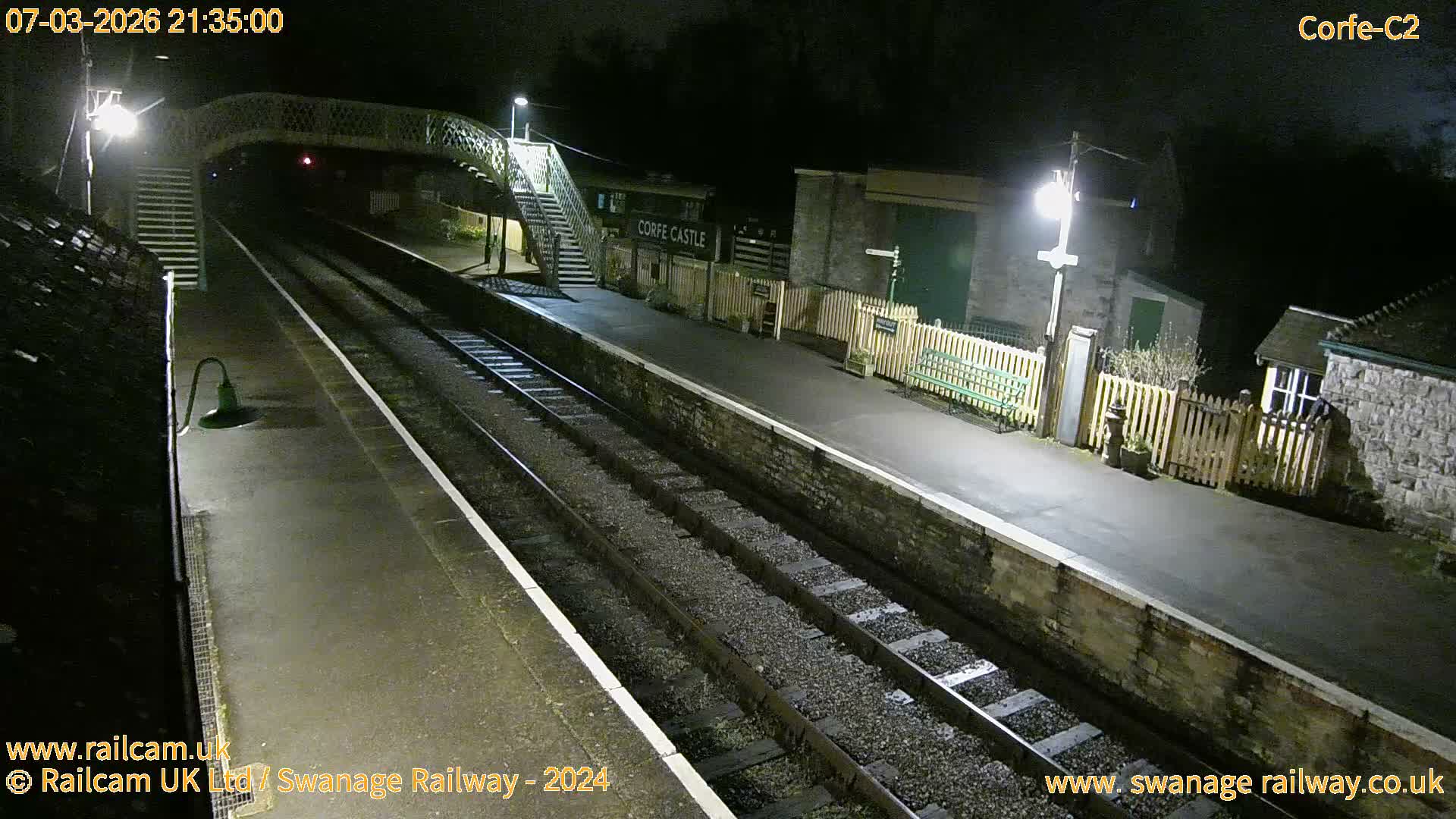 Corfe Castle Train Station Live Cam - Purbeck, Dorset, South West, England, United Kingdom