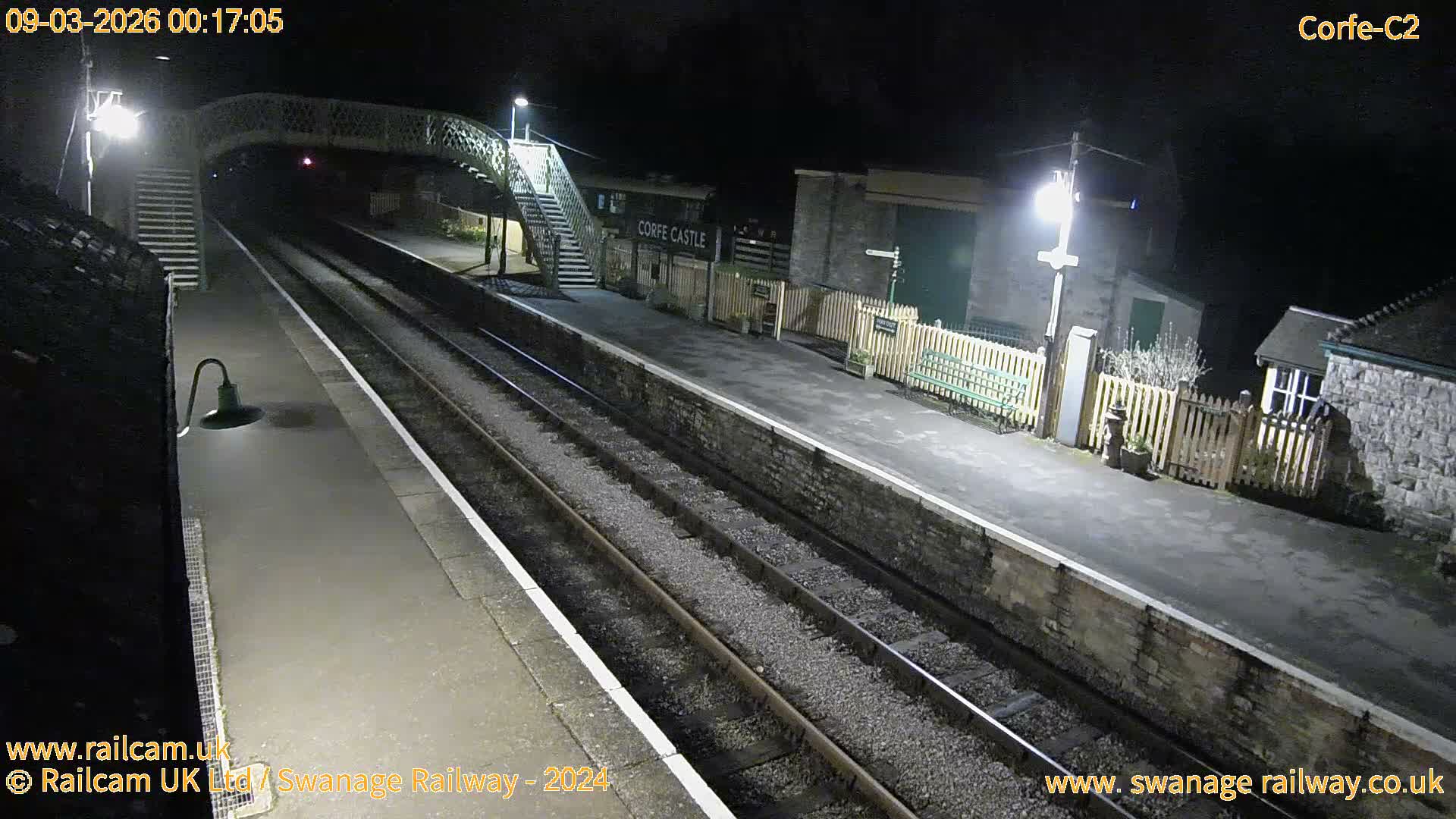 Corfe Castle Train Station Live Cam - Purbeck, Dorset, South West, England, United Kingdom