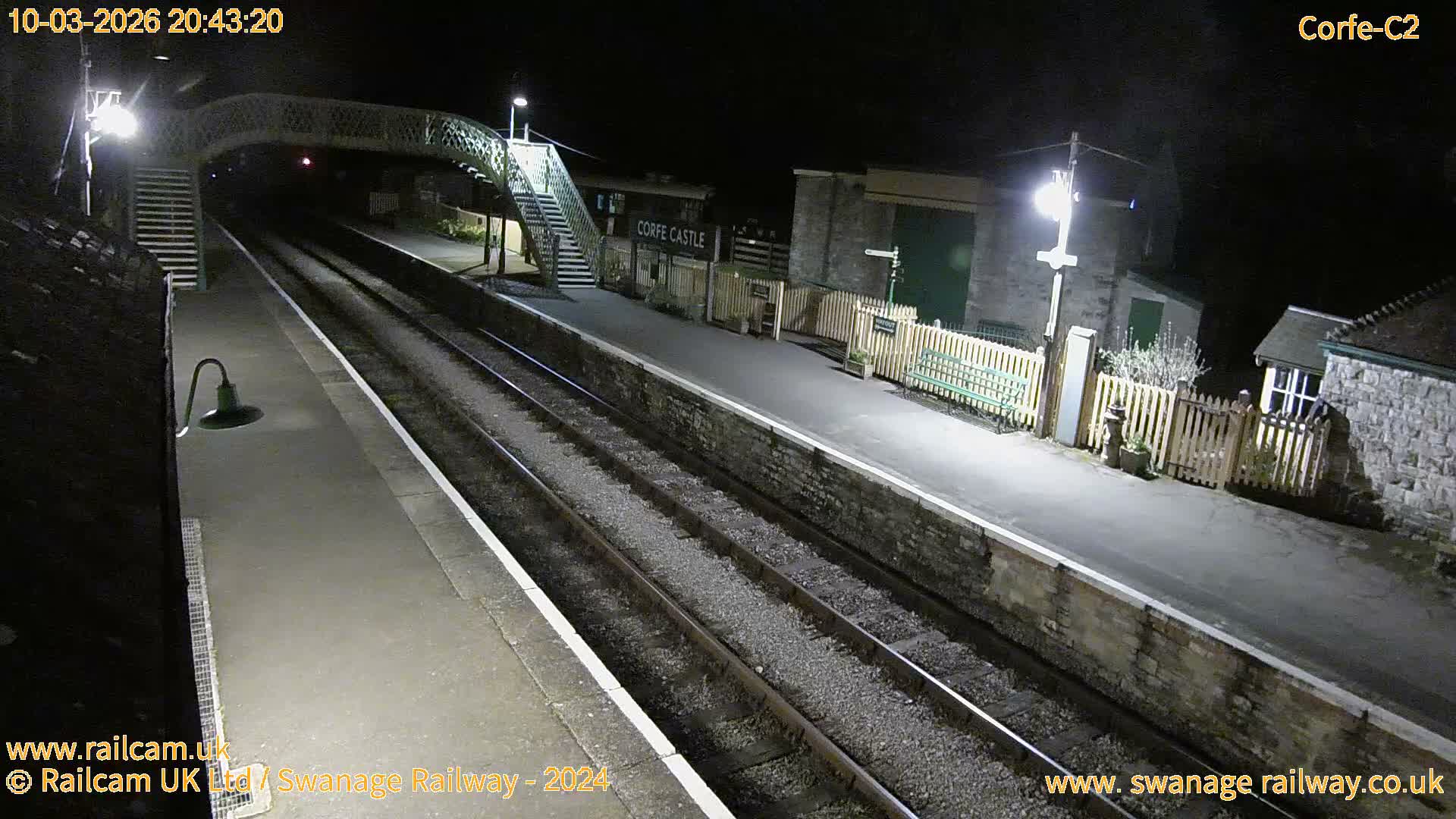 Corfe Castle Train Station Live Cam - Purbeck, Dorset, South West, England, United Kingdom