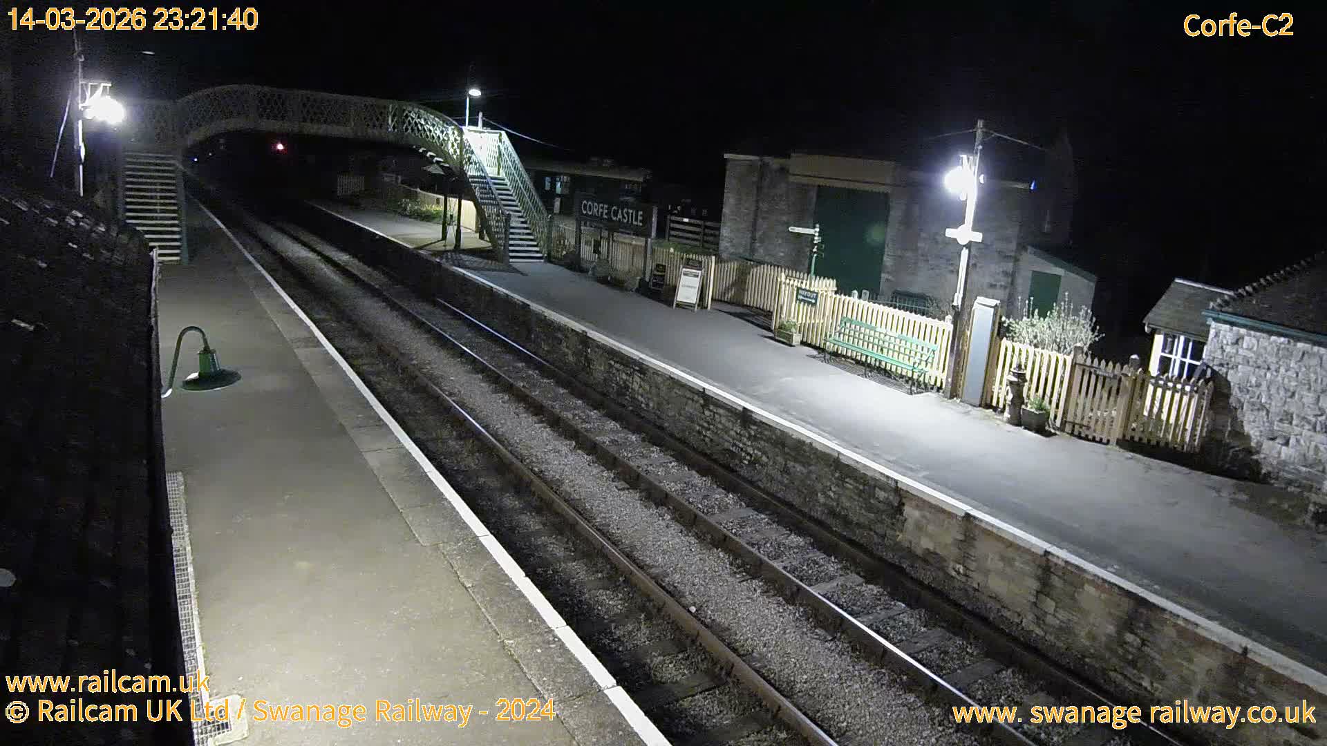 Corfe Castle Train Station Live Cam - Purbeck, Dorset, South West, England, United Kingdom