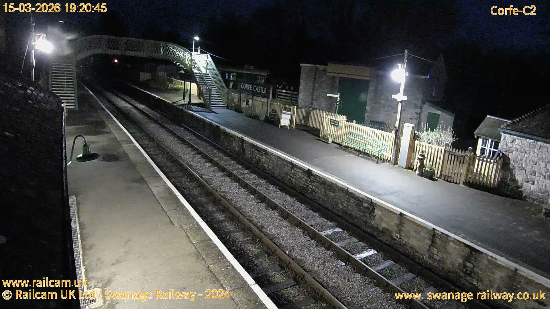 Corfe Castle Train Station Live Cam - Purbeck, Dorset, South West, England, United Kingdom