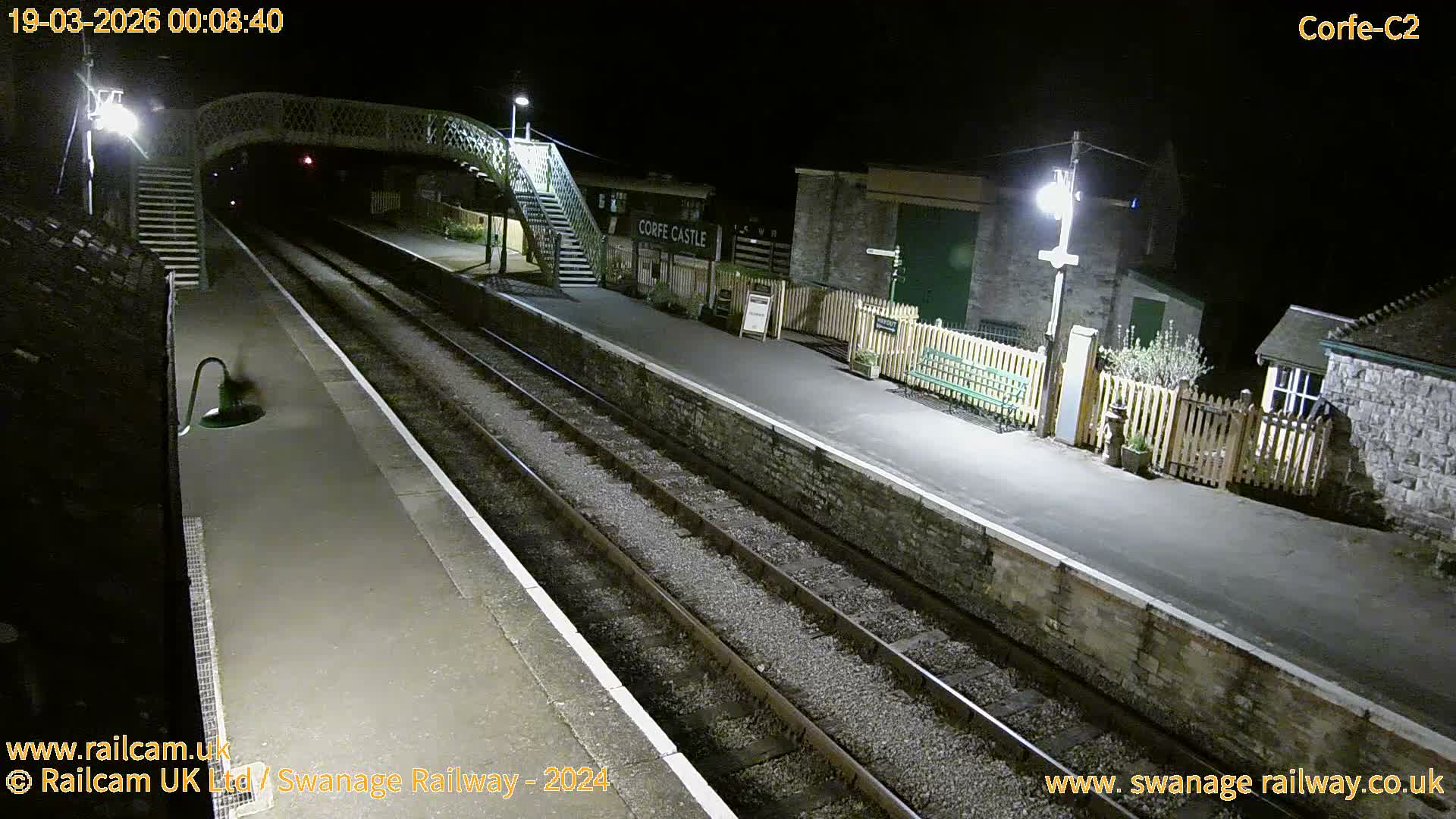 Corfe Castle Train Station Live Cam - Purbeck, Dorset, South West, England, United Kingdom