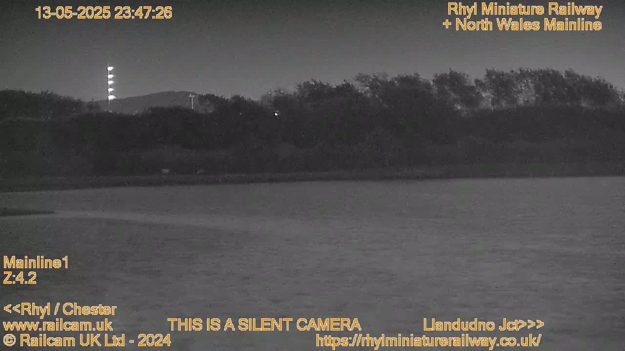 Rhyl, Marine Lake & Rhyl Miniature Railway Live Cam - Denbighshire, Clwyd, Wales, United Kingdom