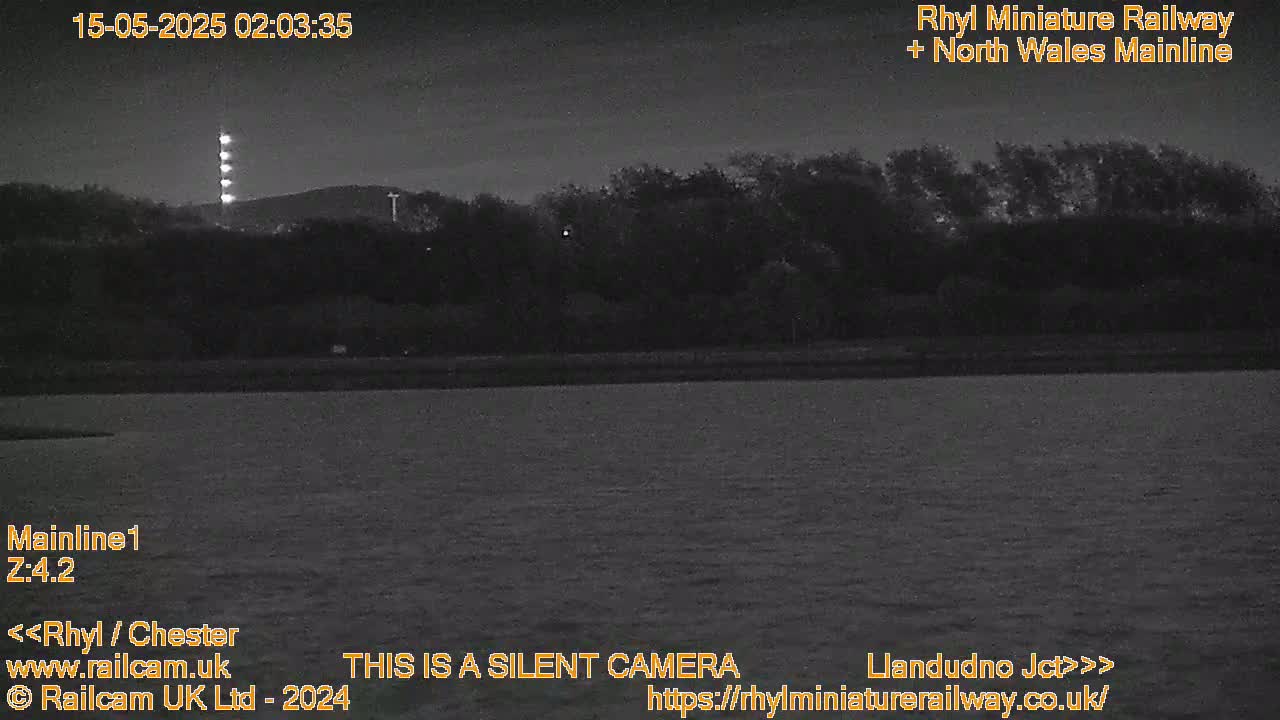 Rhyl, Marine Lake & Rhyl Miniature Railway Live Cam - Denbighshire, Clwyd, Wales, United Kingdom