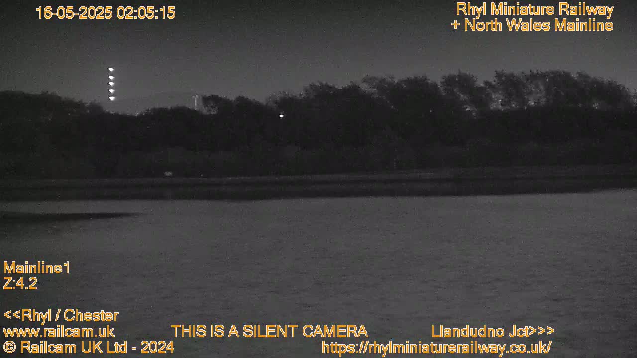 Rhyl, Marine Lake & Rhyl Miniature Railway Live Cam - Denbighshire, Clwyd, Wales, United Kingdom