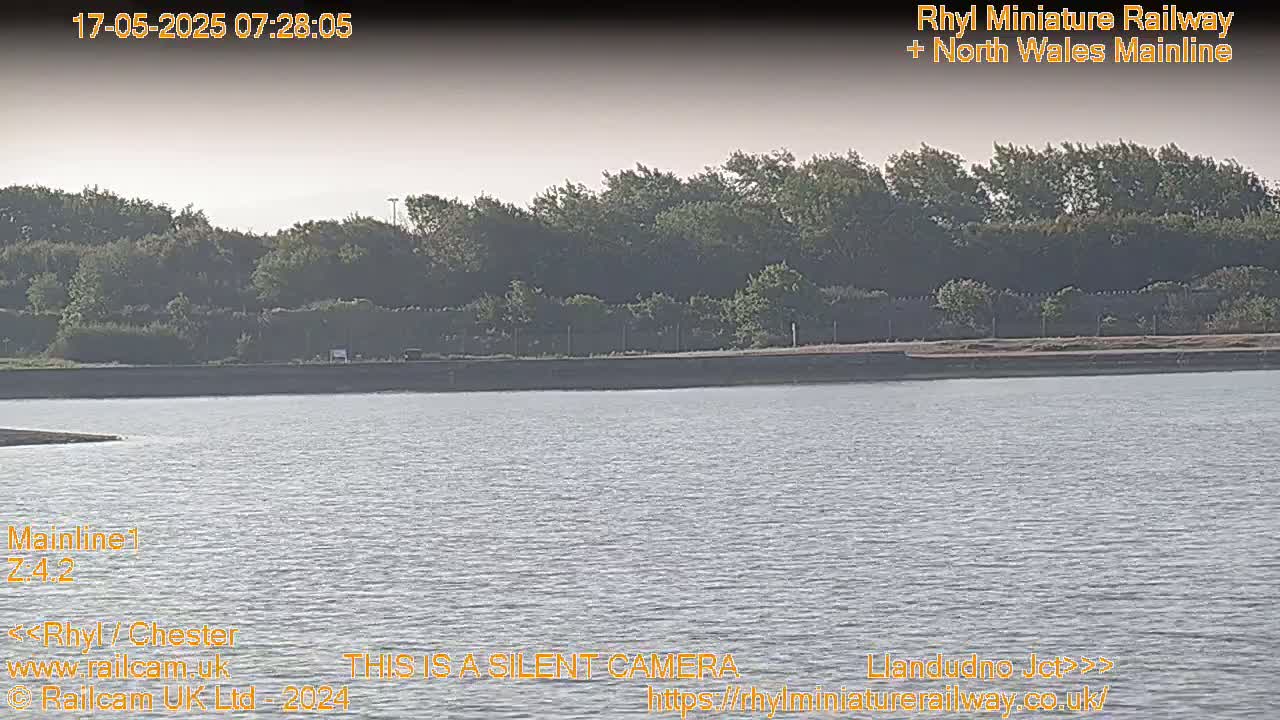Rhyl, Marine Lake & Rhyl Miniature Railway Live Cam - Denbighshire, Clwyd, Wales, United Kingdom